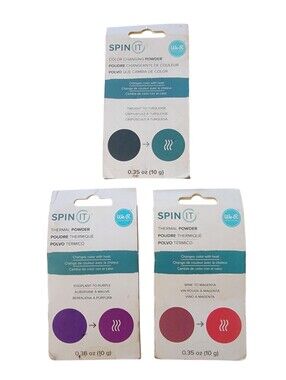 Thermal Powder Color Change Lot For Epoxy DIY Crafts Spin It We R Memory Keepers